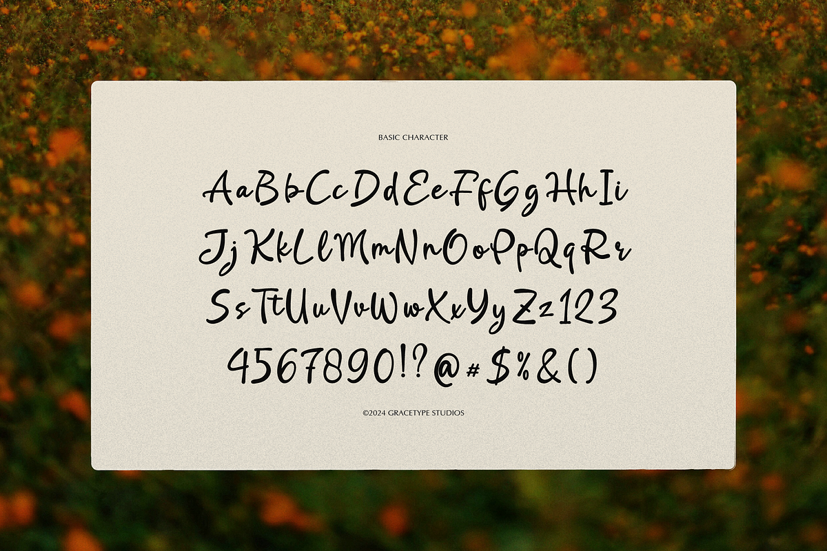 Softmark | Casual Handwritten Font, a Script Font by gracetype_studio (Photo 12 of 12)