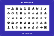 Hinduism icons, an Outline Icon by Wencory (Thumbnail 1 of 2)