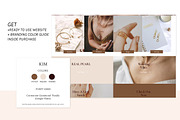 Wix Ecommerce Website Template | KIM, a Wix Template by Design Unique (Thumbnail 7 of 10)