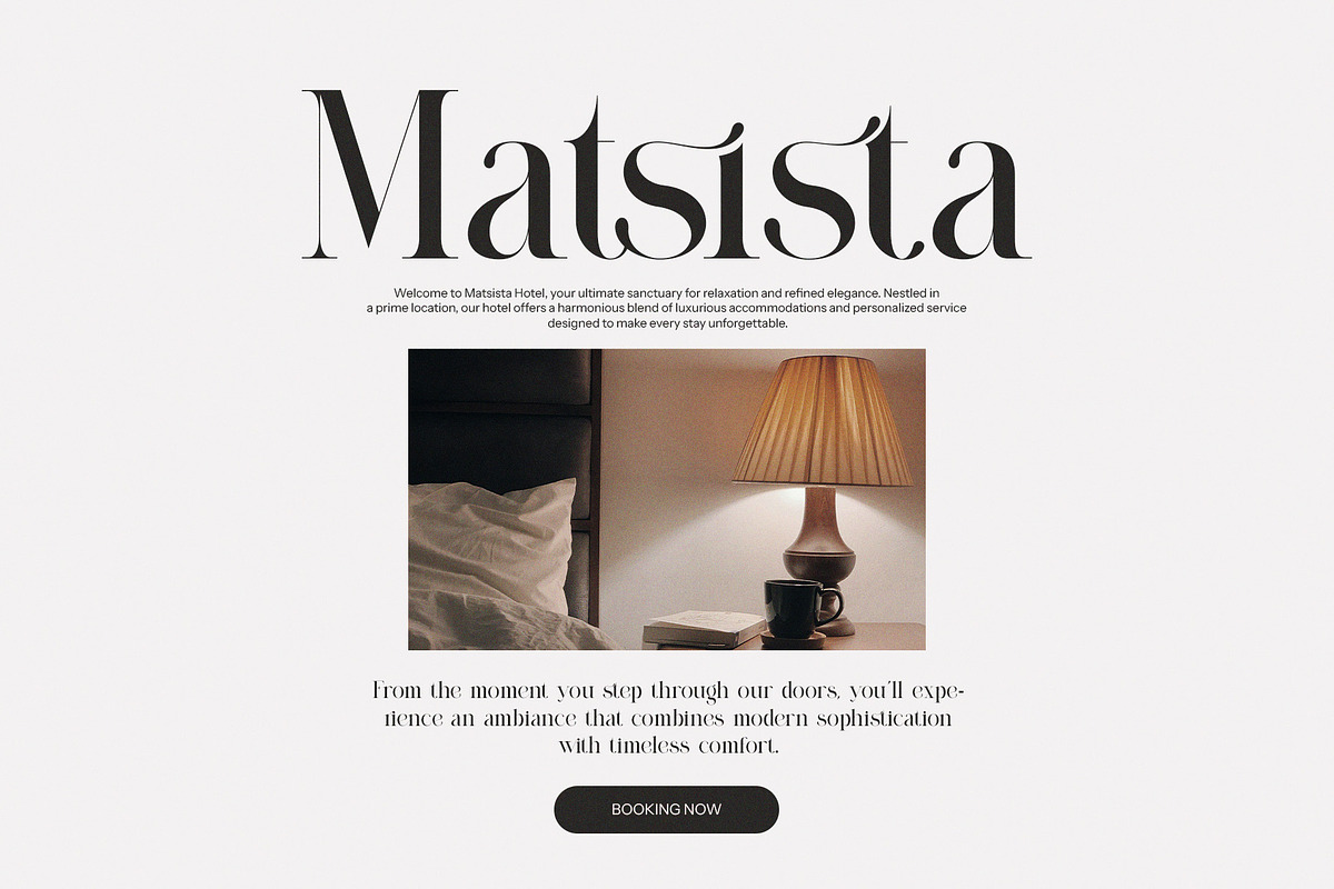 Magtasi Elegant Serif Font, a Serif Font by Perfectype (Photo 2 of 8)