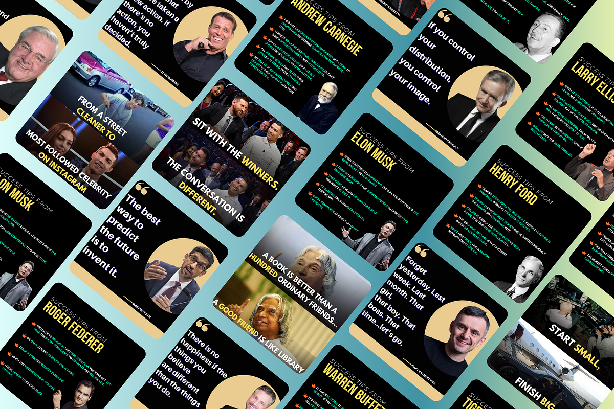 Quotes &  Lessons from Entrepreneurs, a Social Media Template by Viral Content Design (Photo 9 of 10)