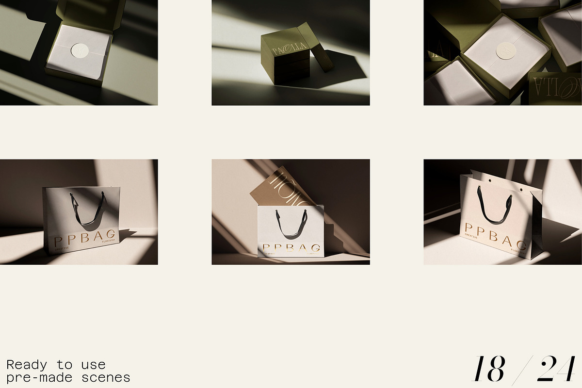 Mailing Box and Bag mockups, a Packaging Mockup by Creatoom (Photo 6 of 15)