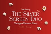The Silver Screen Duo, a Serif Font by HipFonts (Thumbnail 1 of 7)