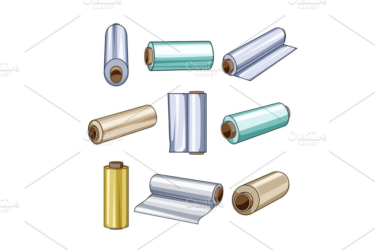 Cling film household plastic food, a Food Illustration by pikepicture