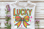 Festive Green And Gold Lucky Text, an Illustration by DreamPrint404 (Thumbnail 6 of 6)