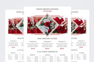 Photography Pricing Guide Template