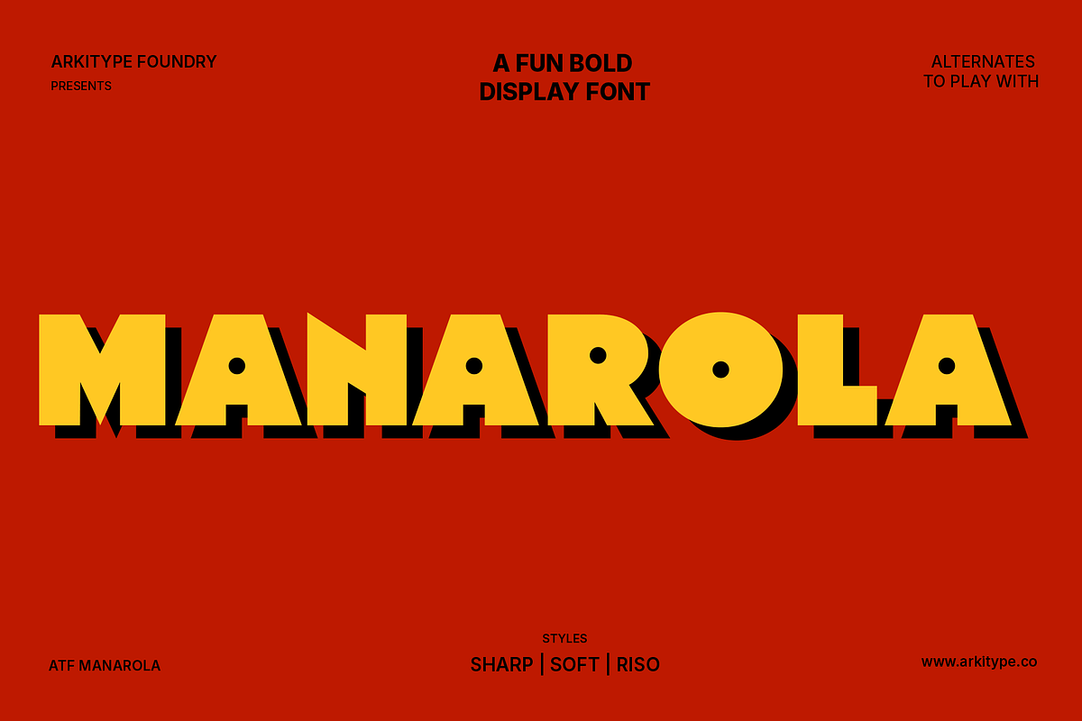ATF Manarola, a Sans Serif Font by Arkitype (Photo 1 of 15)