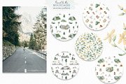 Travel to the mountains watercolor, an Illustration by Marina Ermakova (Thumbnail 10 of 12)