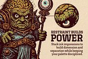 Organism - Ink System (Illustrator), a Brush Add-On by G.A.R.M. Company (Thumbnail 7 of 11)