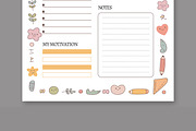 Cute Illustrated Daily Planner, a Stationery Template by ContestDesign (Thumbnail 3 of 3)