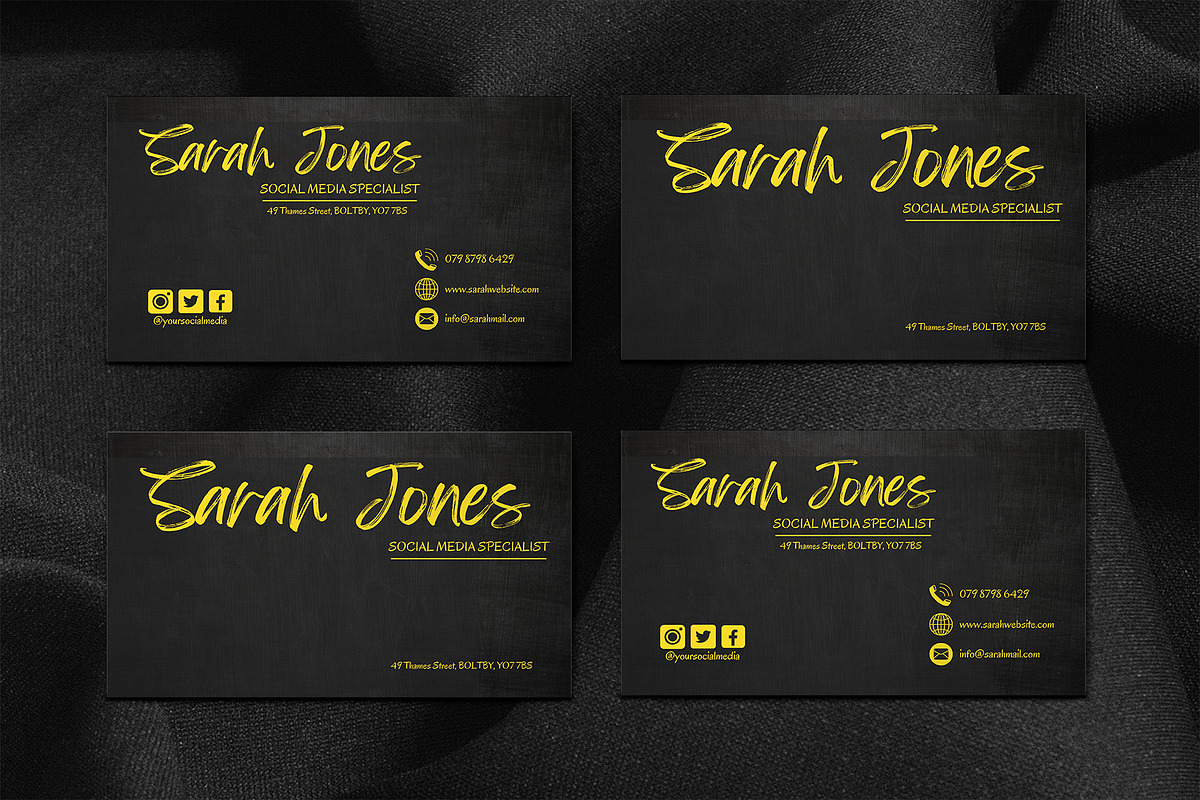 Business Card Template, a Business Card Template by FakhiiDesigns (Photo 1 of 5)