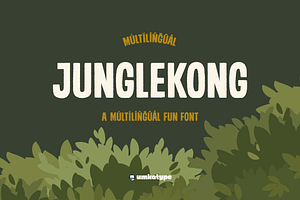 Junglekong Cute Display Font