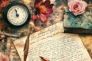 Artistic Notion Workspace Junk Paper, a Background Graphic by Printable Treasure (Thumbnail 6 of 8)