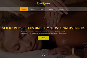 Spa Relax Responsive One Page Theme