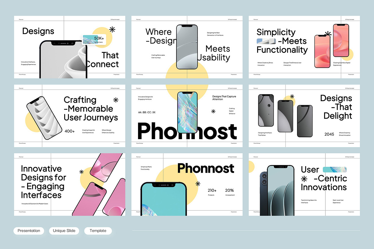 Phonnost - 3D Morph Animated Phone, a Presentation Template by fakhroo (Photo 3 of 5)