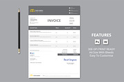 INVOICE, a Stationery Template by Pxl_graphic (Thumbnail 1 of 3)