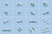 Postage Stamp Mockups Collection, a Flyer Template by Compositing Studio (Thumbnail 3 of 22)