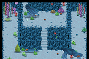 Underwater Top-Down Tileset, a Background Graphic by pzUH (Thumbnail 2 of 4)