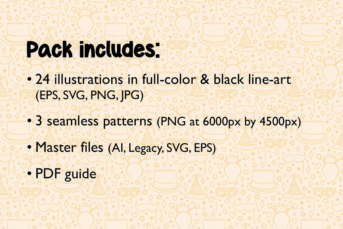 New Year’s 2026: Graphic Party Pack, a Seasonal Illustration by cugypress (Photo 2 of 6)