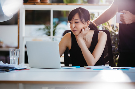 Business people working together stock photo containing adult and asian, a Business Photo by Jacob Lund