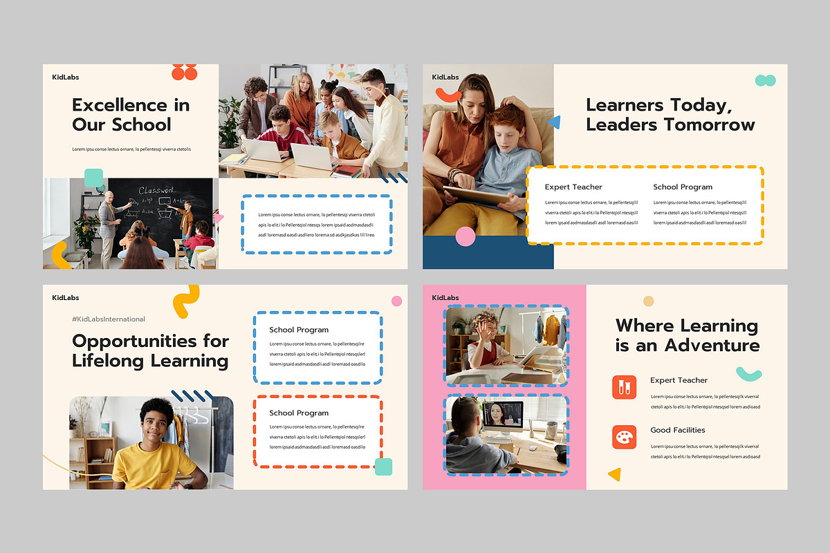 KIDLABS - Kids Education Powerpoint, a Presentation Template by rgbryand (Photo 3 of 9)