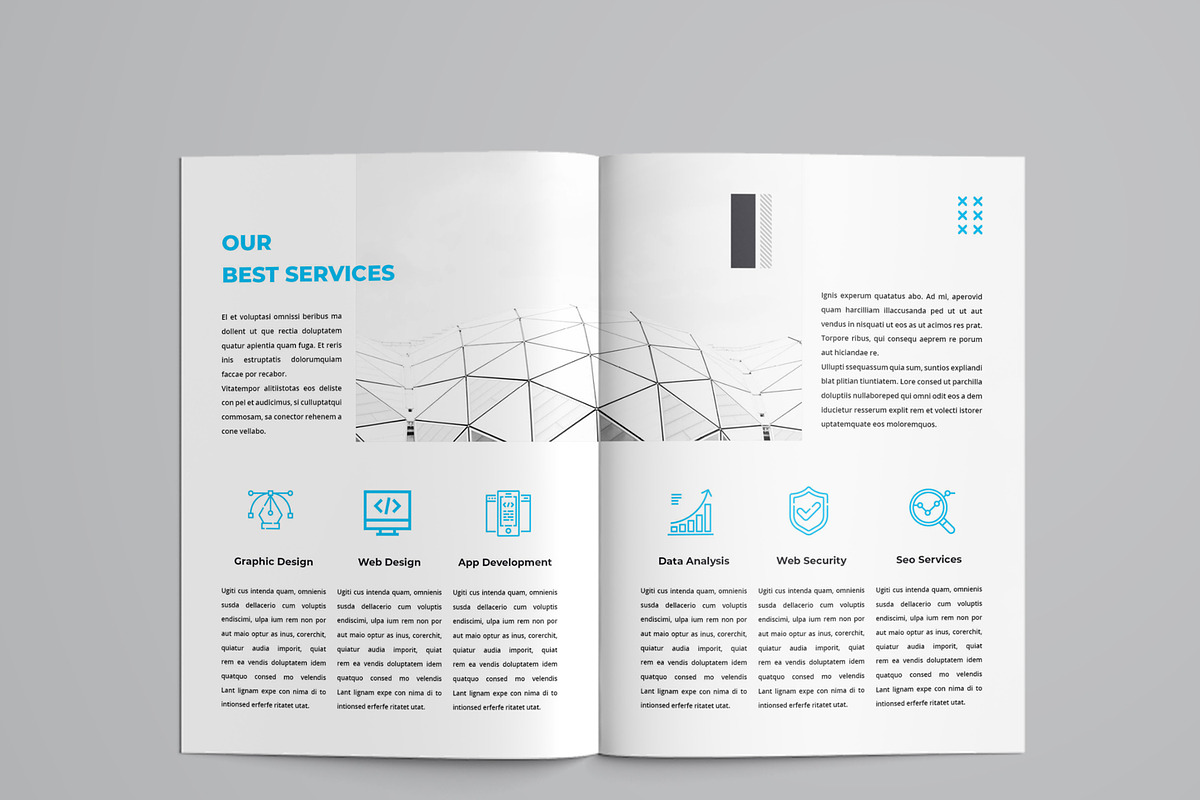 Minimal Business Project Proposal, a Brochure Template by mijli (Photo 4 of 14)