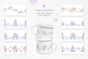 Unicorn Watercolor illustrations, an Illustration by Fedulova Art (Thumbnail 11 of 12)