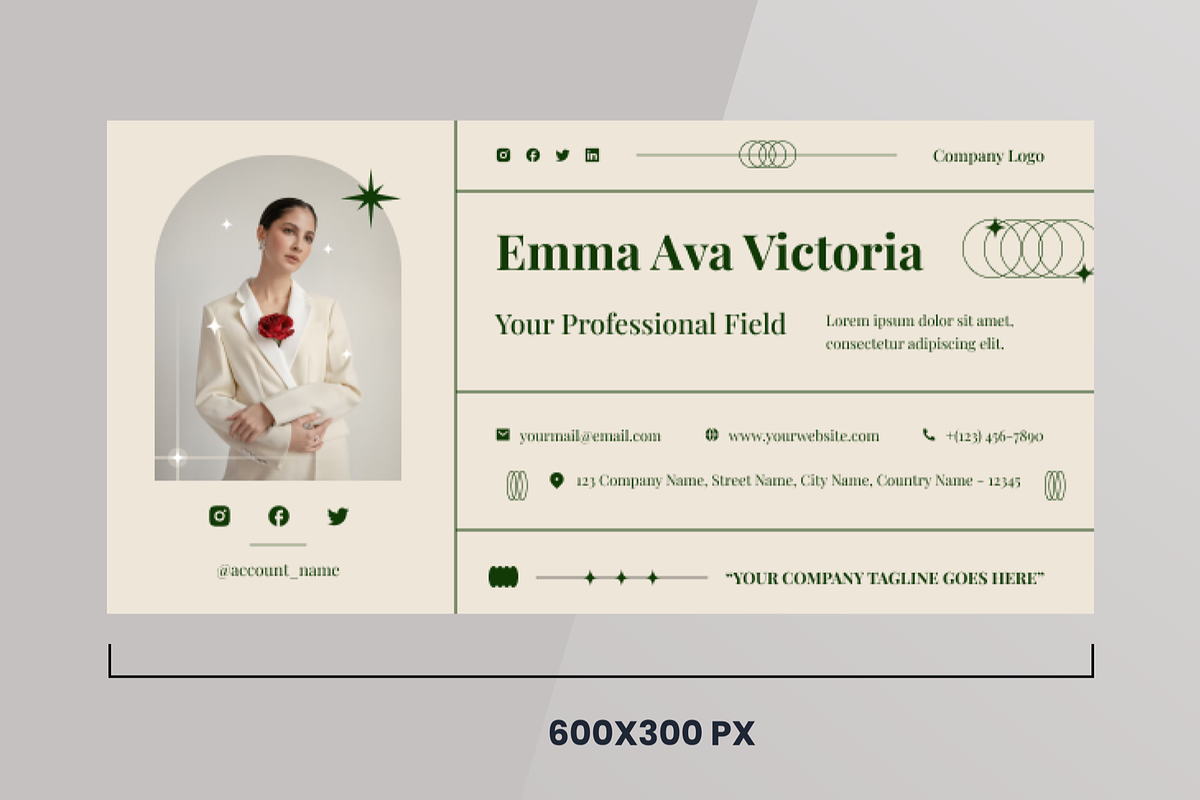 Aesthetica - Email Signature, an Email Template by SquidPixey (Photo 2 of 4)