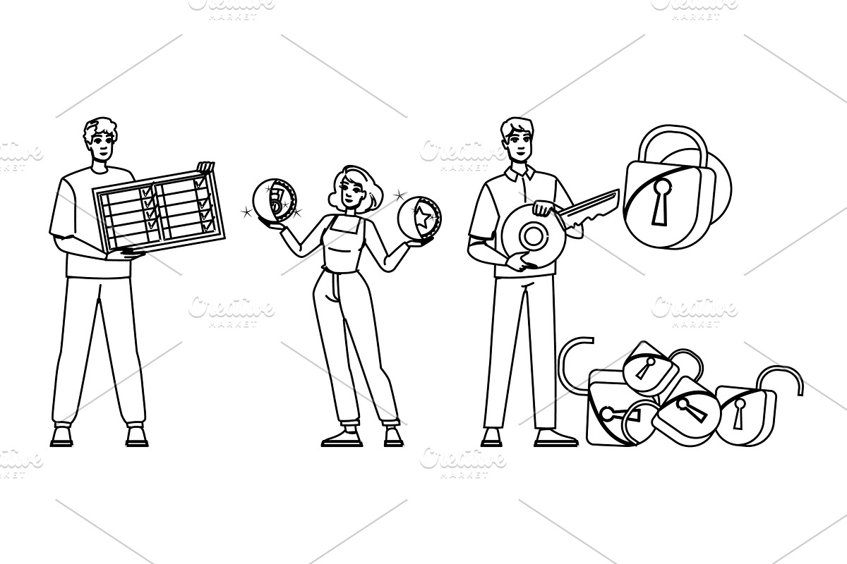 rewards gamification website vector, a Finance Illustration by pikepicture
