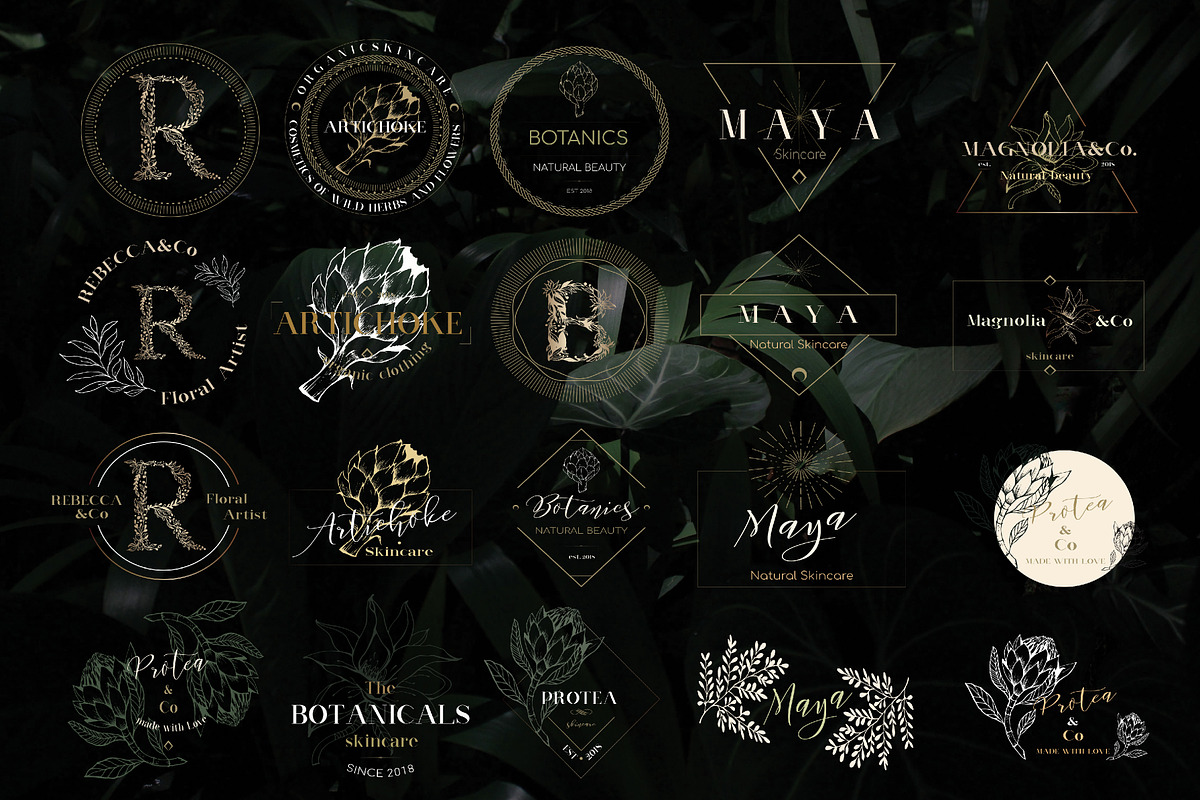 Natural Botanicals-Branding Kit, a Branding & Logo Template by Natalia Tugova (Photo 3 of 10)