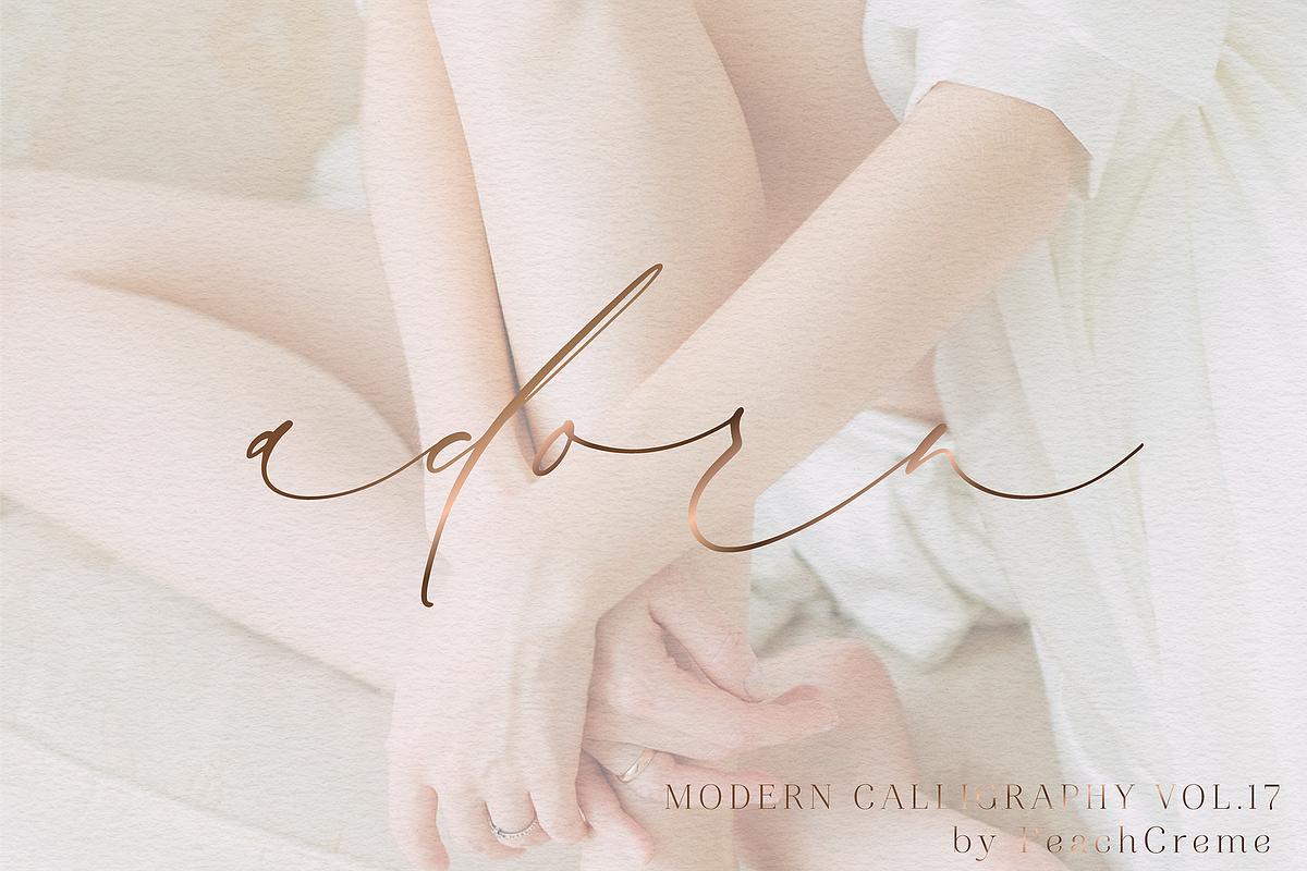 Breathe Poetry // Modern Calligraphy, a Script Font by PeachCreme (Photo 20 of 33)