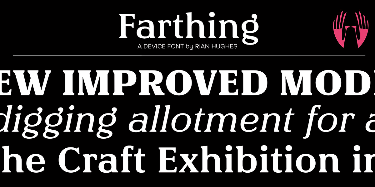 Farthing, a Serif Font by Device (Photo 7 of 7)