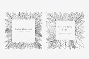 “Charm” Tropical Leaves Lineart, an Illustration by Sense Library (Thumbnail 15 of 23)
