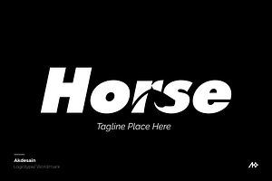 Horse Wordmark Logo, a Branding & Logo Template by Akdesain