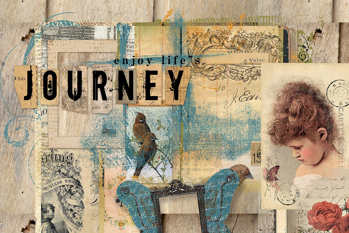 Art Journaling style graphics preview 2
