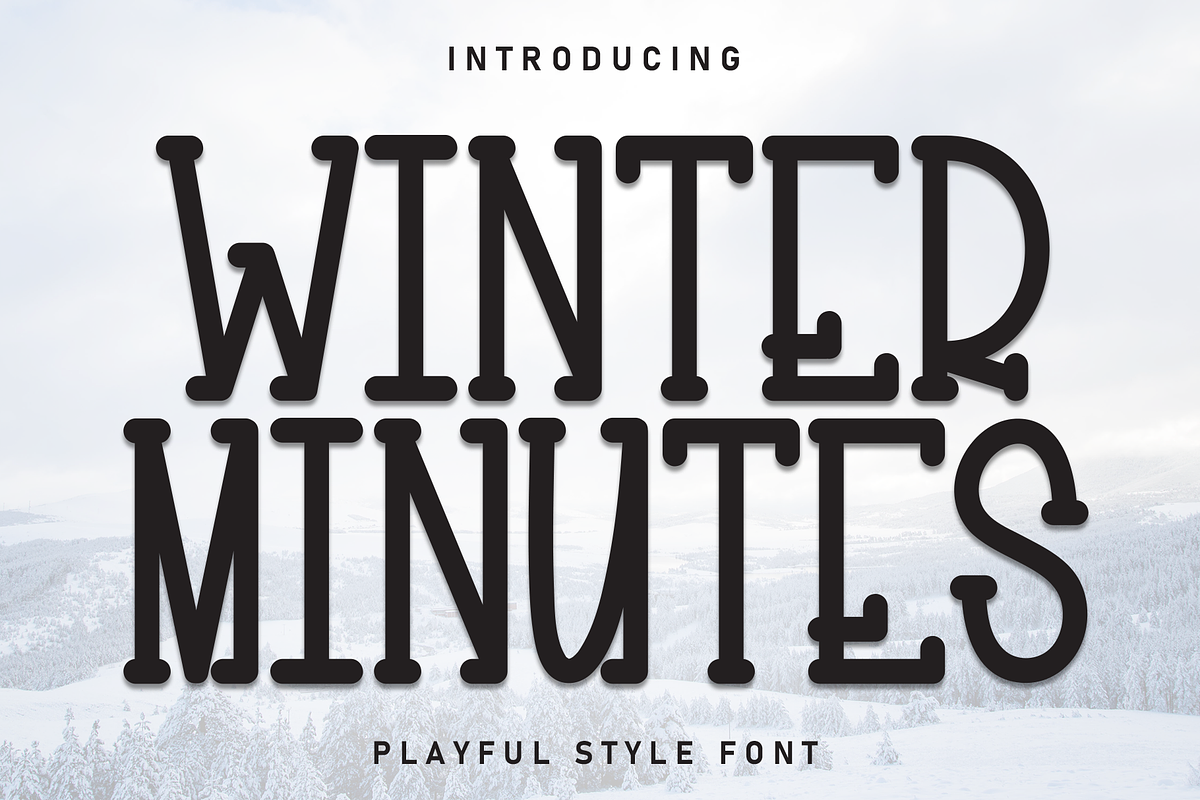 Winter Minutes | Script Font, a Script Font by Scratchones (Photo 1 of 8)