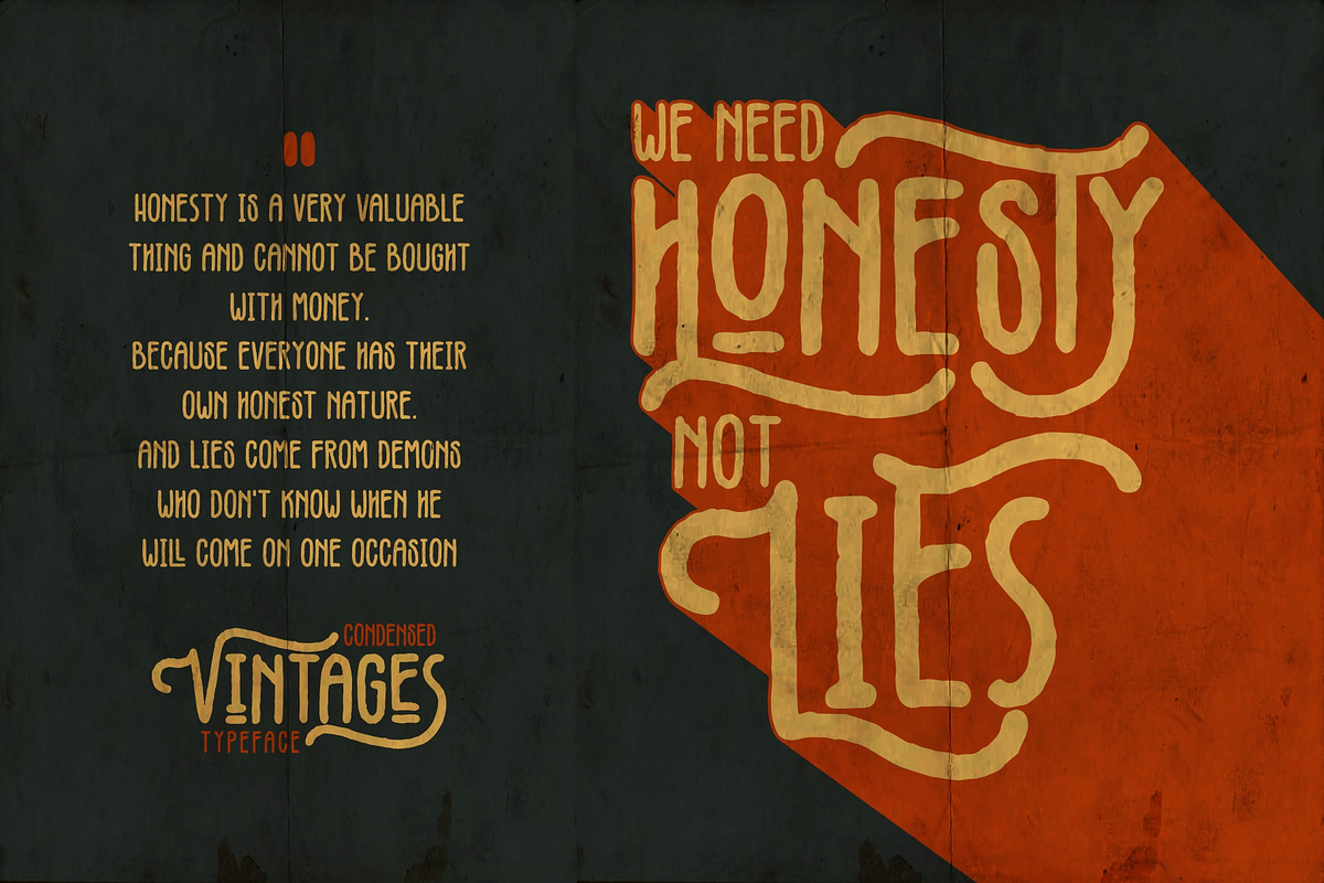Vintages Typeface preview 6