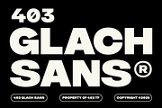 403 Glach Sans, a Sans Serif Font by 403 Type Foundry (Thumbnail 1 of 15)