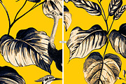 TWILIGHT EDEN_ BOTANICAL PATTERN, a Pattern Graphic by YARROO (Thumbnail 3 of 10)