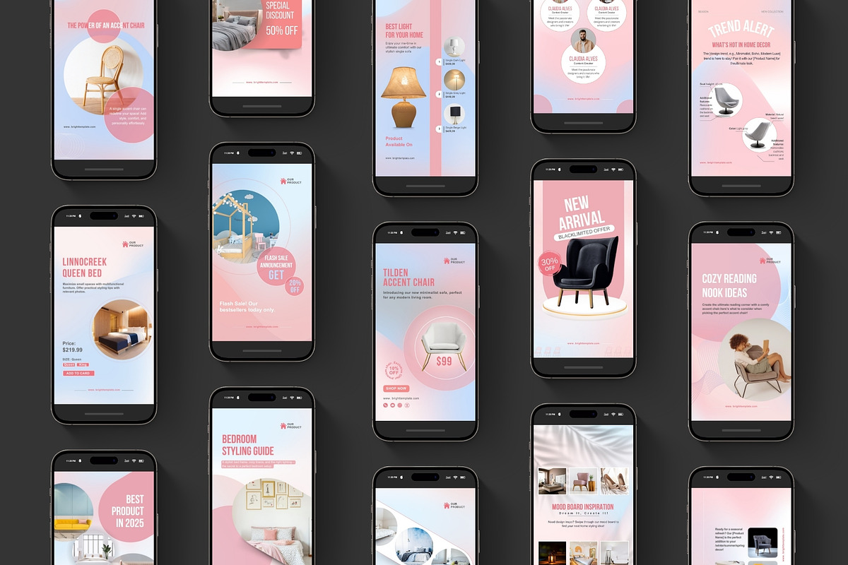 50 Animated Canva Instagram Stories, a Social Media Template by TheBrightGrap (Photo 10 of 10)