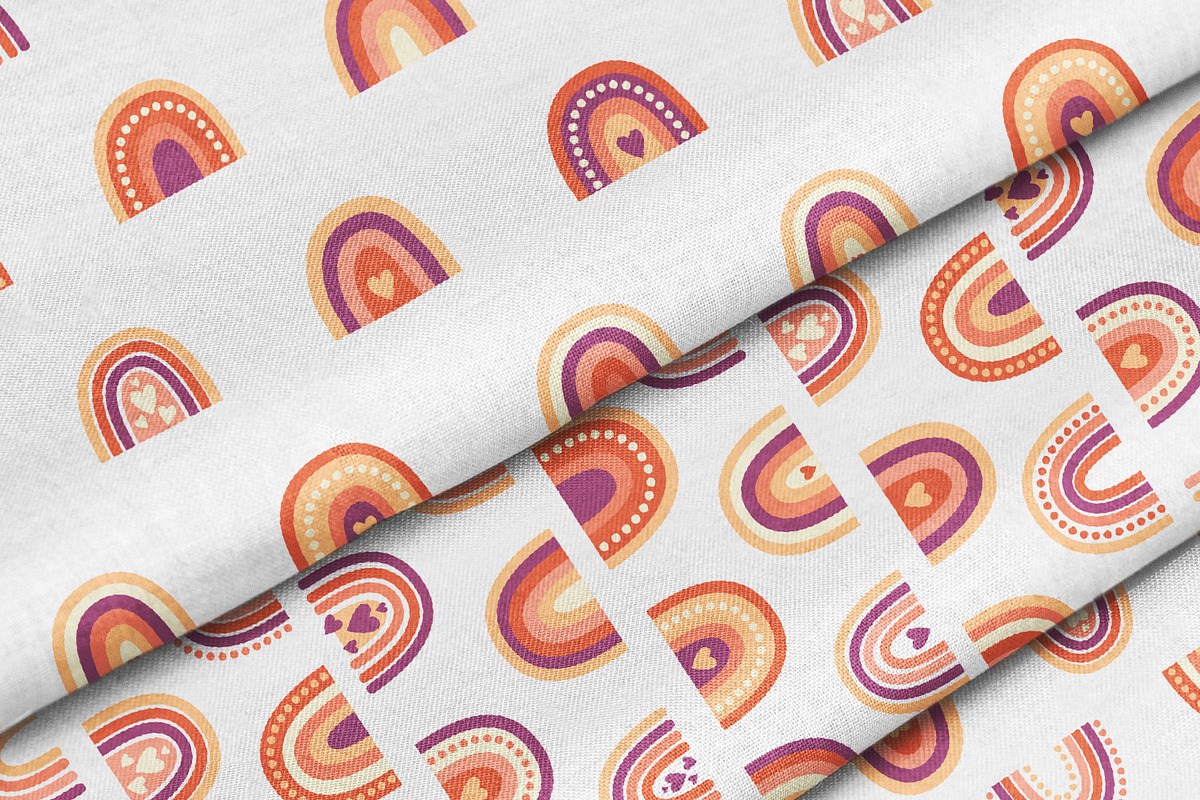 Rainbow Elements & Patterns Set #02, an Object Graphic by Olga Begak Art & Design (Photo 7 of 9)