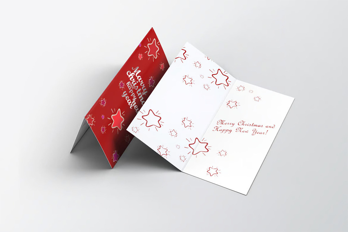 Invitation & Greeting Card Mock-Up, an Advertising Mockup by DesignRushMarket (Photo 5 of 7)