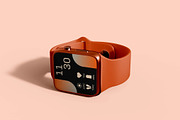 Digital Smartwatch Screen Mockup, a Wearable Device Mockup by skybluecreative (Thumbnail 2 of 2)
