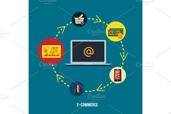 Set E-commerce infographic preview 3