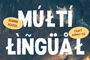 Demine Rough, a Sans Serif Font by Craft Supply Co. (Thumbnail 7 of 8)