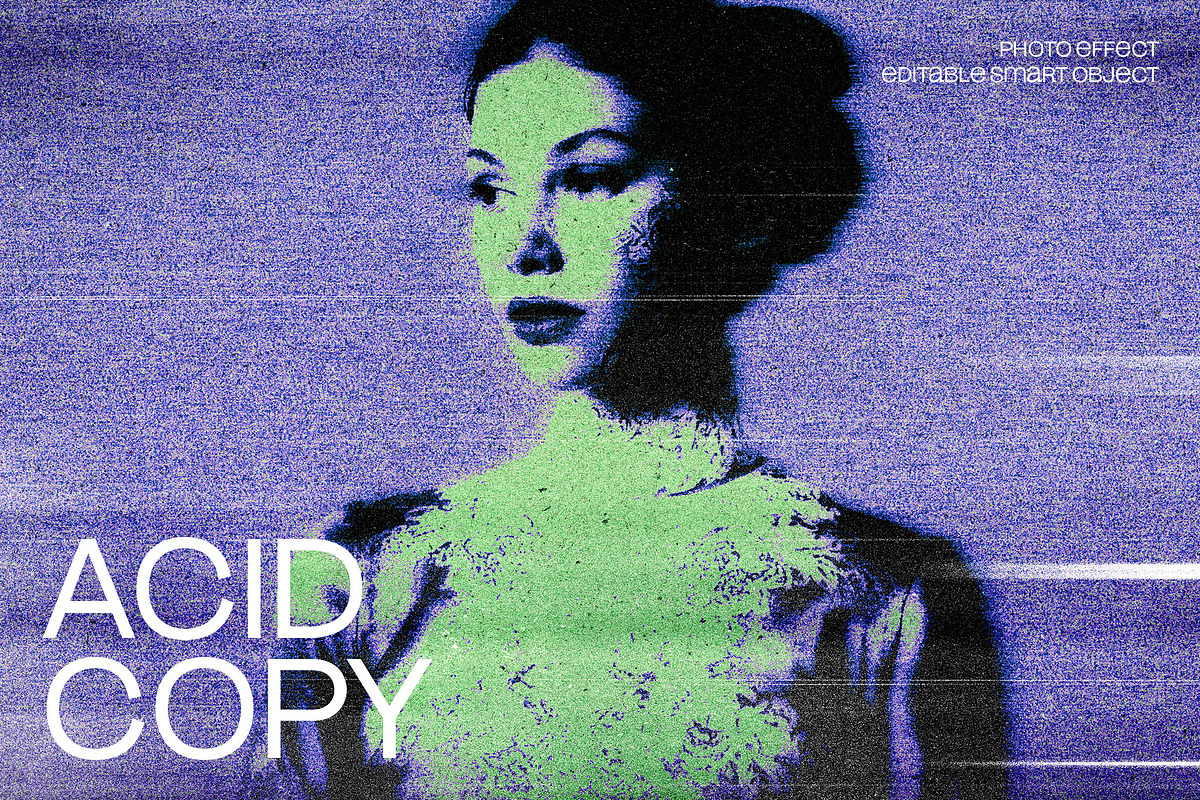 Acid Copy Photo Effect, a Layer Style Add-On by dokudokunomi (Photo 1 of 5)