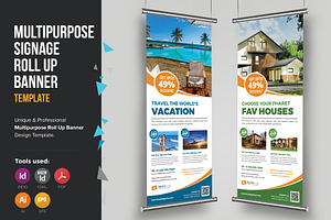 Multipurpose Roll Up Banner Signage