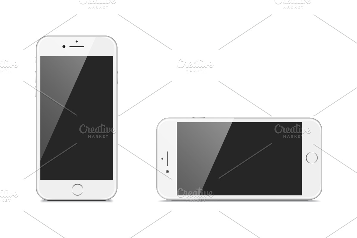Apple Devices Mockup Set, an Object Graphic by Minty Fresh Graphics (Photo 5 of 6)