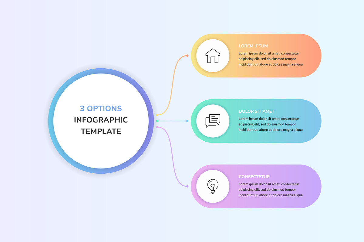 Gradient Infographic Diagrams, an Object Illustration by PixMarket (Photo 2 of 5)
