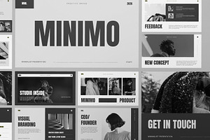 Minimo Minimal Google Slide Template